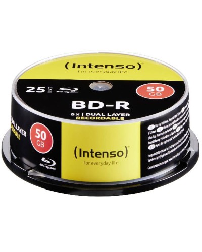Blu Ray Disk BD-R, 50GB 25pz. Cake Box