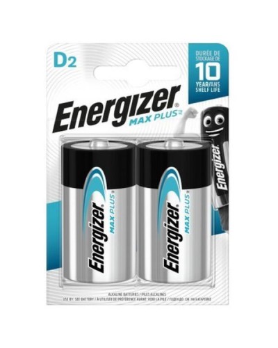 ENERGIZER - Batterie alcaline D MAX PLUS conf.2