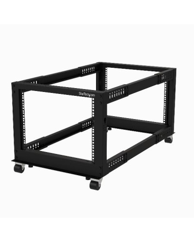 Armadio Server Rack a telaio aperto 8U - 4 staffe - Profontità regolabile