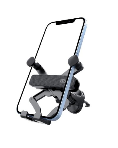 PC2SLIDEHOLDER - Supporto auto meccanico universale, compatibile con smartphone fino a 6.8", utilizzo bocchette d''aereazione [