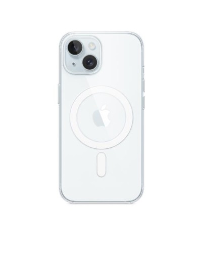 Custodia MagSafe trasparente per iPhone 15