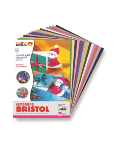 CF1X15 CARTONC BRISTOL 25X35CM ASS