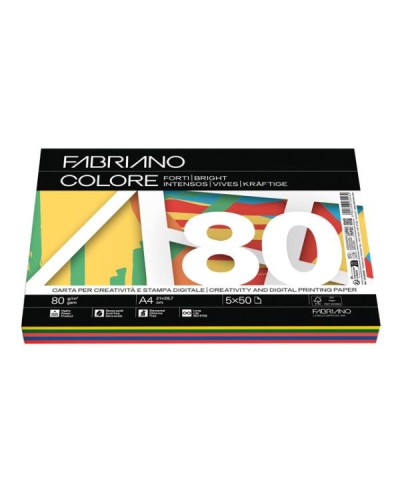FABRIANO COLORE MIXFORTI-A4-80