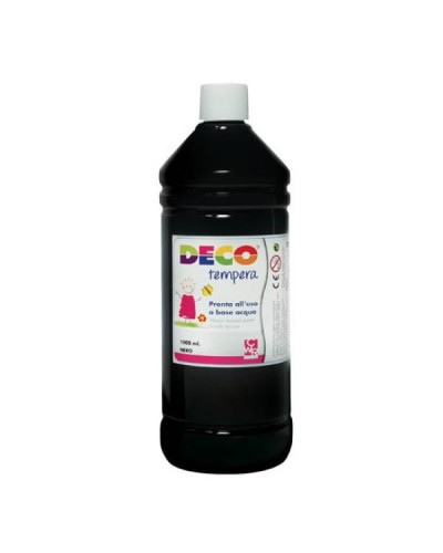 TEMPERA IN FLACONE 1000ml - NERO