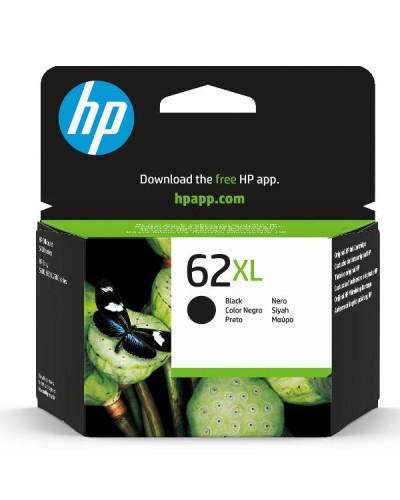 Cartuccia originale inchiostro nero ad alta capacità HP 62XL
