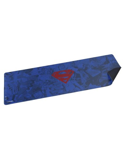 TAPPETINO/MOUSEPAD XXL PROTEGGI SCRIVANIA MISURA 900x300 SUPERMAN - TRUST GXT759SM - BLU/ROSSO