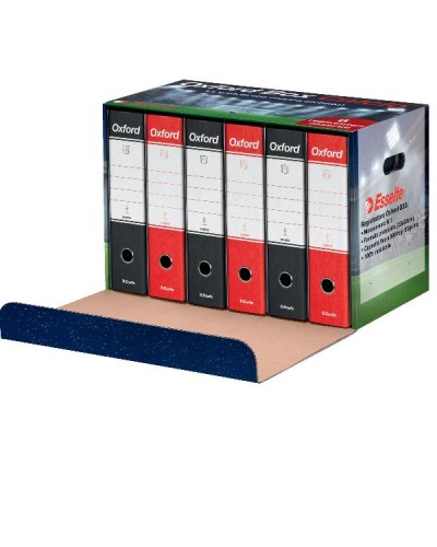 CF6 OXFORD BOX CALCIO G85 ROSSO NER