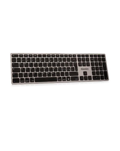 XKKITA-MCA   Tastiera Italiana USB-C + USB-A alluminio con tastierino compatibile MAC e Windows