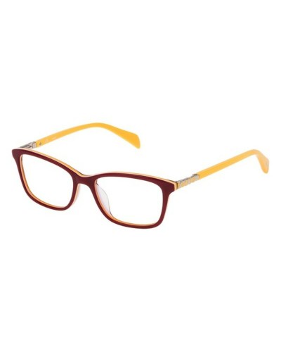 Tous Brille VTK527 Rot - Rechteckige Damenbrille
