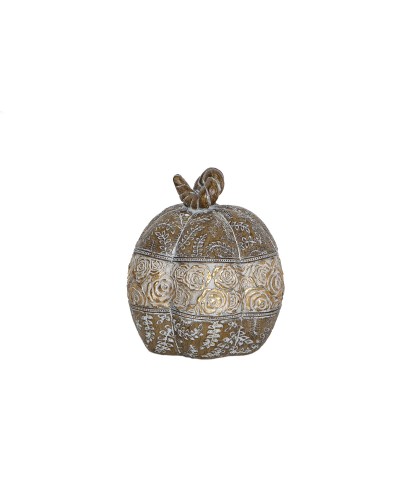 Figura Decorativa Romimex Natural Calabaza 16 x 17 x 15 cm