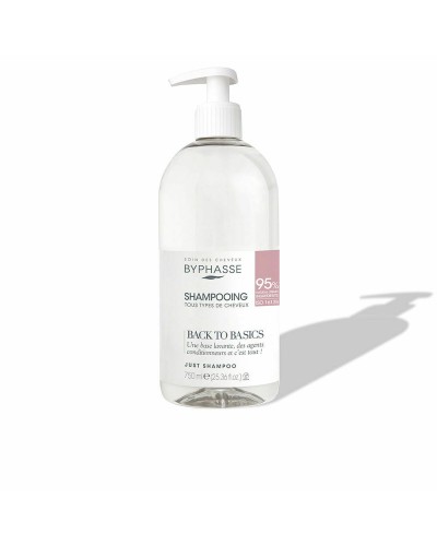 Byphasse Back to Basics Shampooing Quotidien - 750ml - Tous Types de Cheveux
