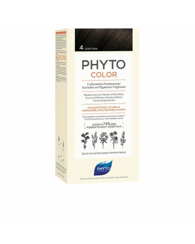 Phyto Phytocolor Tinta Permanente Castano 4 - Senza Ammoniaca - Colorazione Capelli
