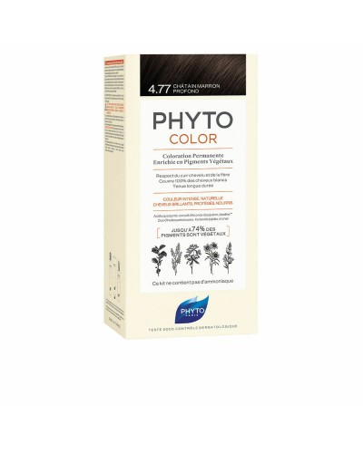 Permanent hårfäg PHYTO PhytoColor 4.77-castaño marrón intenso Utan ammoniak