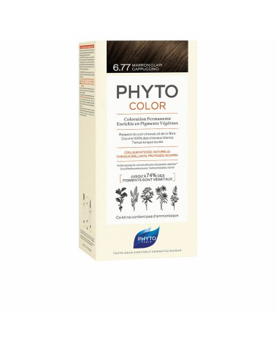 Pysyvä väri PHYTO PhytoColor 6.77-marrón claro capuchino Ammoniakkivapaa