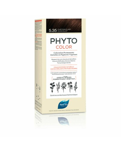 Permanent hårfäg PHYTO PhytoColor 5.35-castaño claro chocolate Utan ammoniak