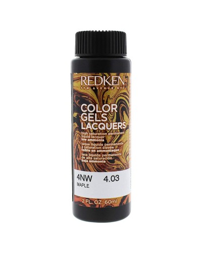 Redken Color Gel Lacquers 4NW Maple - Coloration Permanente Professionnelle (3x60ml)
