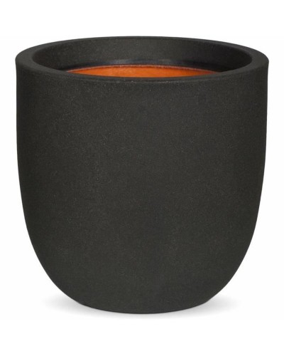 Capi Europe Oval Black Pot | Plastic | Ø 43 cm
