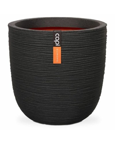 Vaso Capi Europe Nero | Diametro 43 cm | Plastica Resistente | Arredamento per Interni & Esterni
