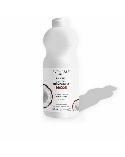 Byphasse Coconut Shampoo Colored Hair - Delice Family Fresh Revitalizing 750ml
