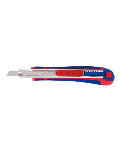 Workpro Ergonomisches Cuttermesser Blau und Rot für Präzise Schnitte
