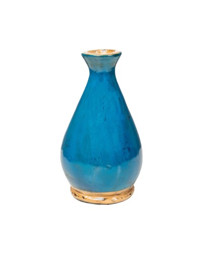 Vase Romimex Blue Ceramic 15 x 25 x 15 cm