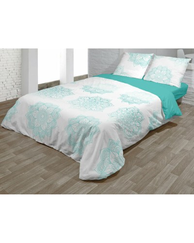 Housse de couette Hosteline INDRA Simple, 2 Pièces, Douce et Confortable.
