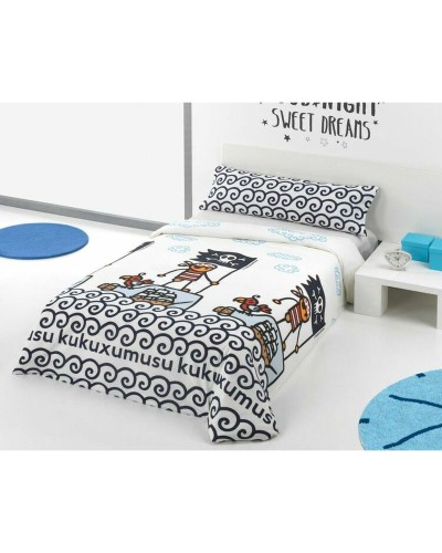 Housse de couette Hosteline PATAPALO, Multicolore, 3 Pièces, Simple
