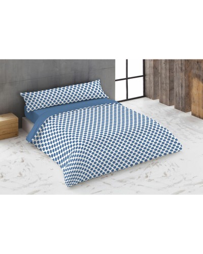 Dekbedovertrek set Hosteline MOTA Blauw Bed van 180 260 x 240 cm 4 Onderdelen