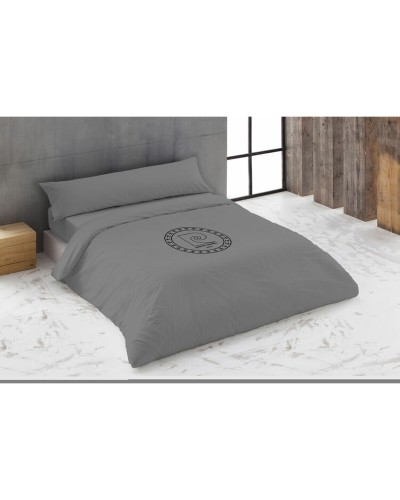 Bettwäsche-Set Hosteline Grau Französische Flügel, 220 x 230 cm, 3-teilig
