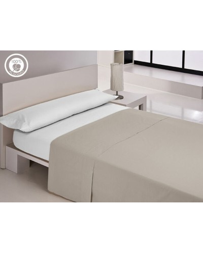 Happy Home Lenzuolo Superiore in Cotone Grigio LISOS