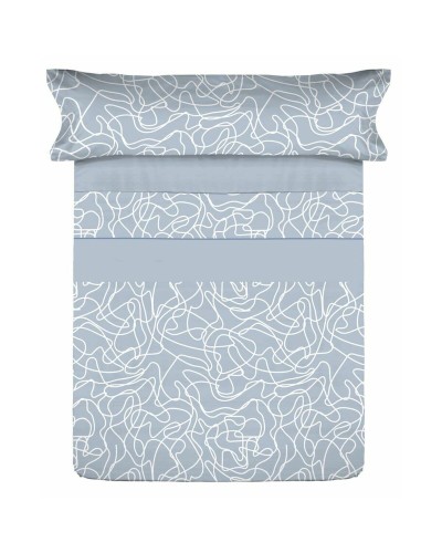 Set di Lenzuola Tejidos Reina Azzurro Matrimoniale