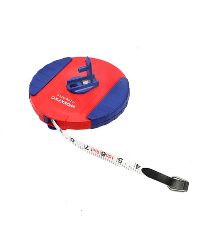 Workpro ABS Measuring Tape | 30 Meter Fiberglass Tape | Accurate Measurement
