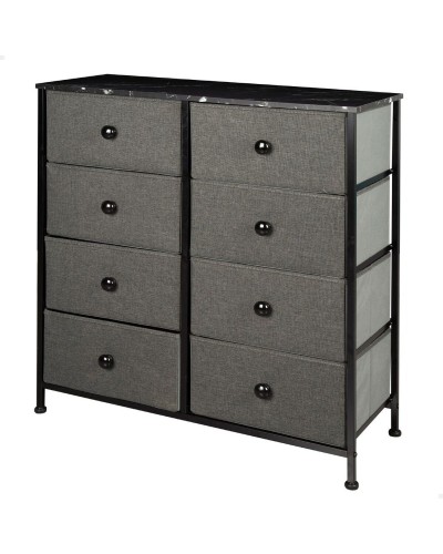 Kommod Max Home Grå Marmor 80 x 81 x 30 cm