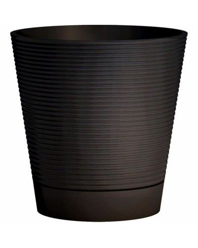 Maceta Autoirrigable Garden ID Negra - Diámetro 40 cm - Sistema de Riego para Plantas Sanas
