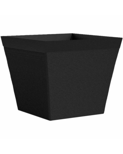 Pot carré de jardin Garden ID Noir | 29 x 26 cm

