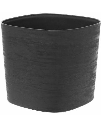 Pot de jardin auto-irrigant noir, Dimensions : 40 x 40 cm
