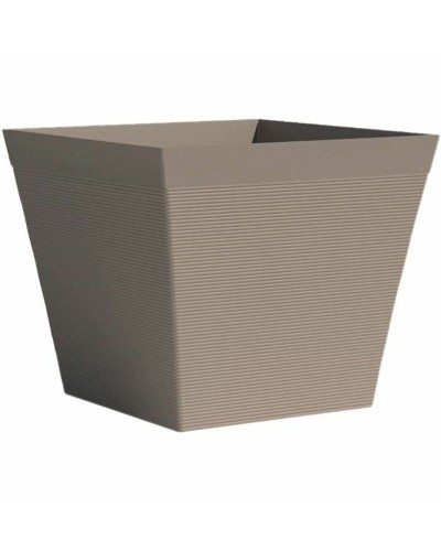 Bloempot Garden ID Taupe Vierkant 29 x 26 cm