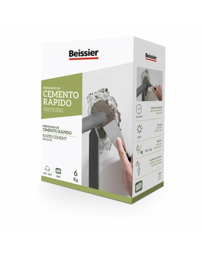 Cemento Beissier Gris 6 Kg Rápido
