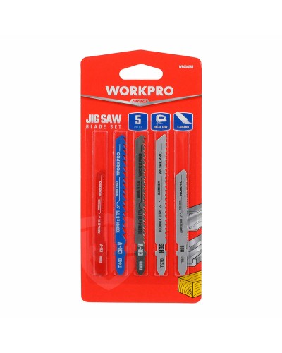 Lames de Scie Alternative Workpro : 5 Pièces pour Bois et Métal
