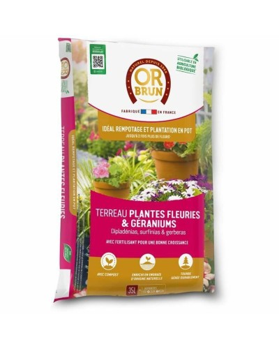 OR BRUN soil, 35 L, Ideal for Indoor and Outdoor Plants
