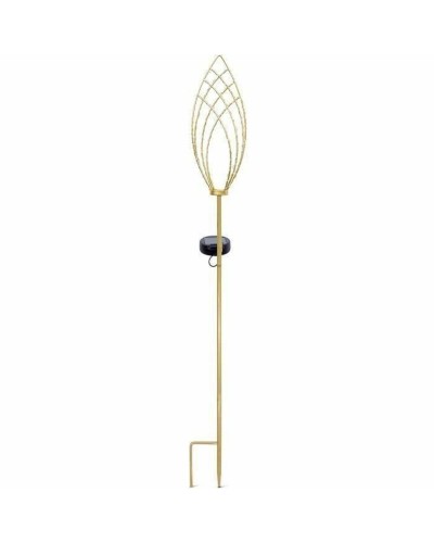 Lámpara solar Garden ID Golden Spike, iluminación exterior automática para jardines.
