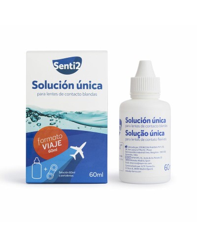 Schoonmaakvloeistof Senti2 Única 60 ml Hyaluronzuur Waterige oplossing