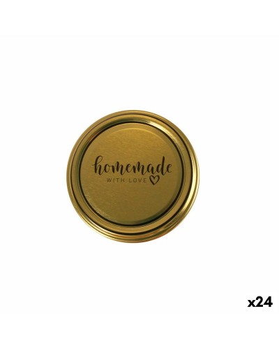 Sarkap Gold Lid Set 6 Pieces | Measurements: 7 x 0.8 cm | Contains 24 Units
