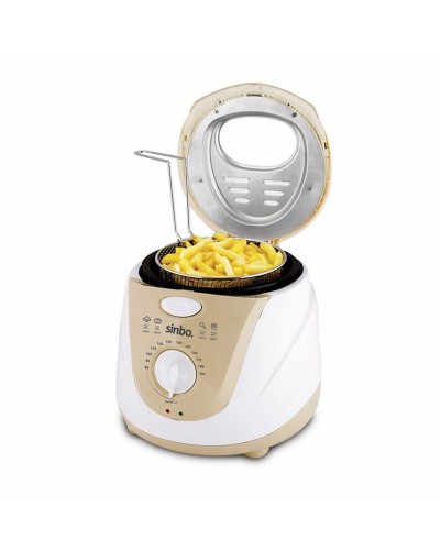 Sinbo Deep Fryer 2L - 1500W, Adjustable Temperature 190°C (Refurbished A)
