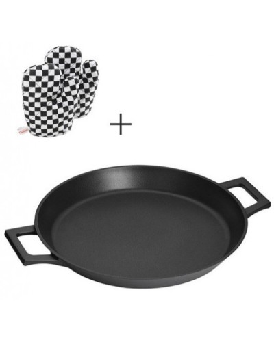 Padella Inoxibar ABSOLUT | Acciaio Inossidabile | Diametro 32 cm | Ideale per Cucinare