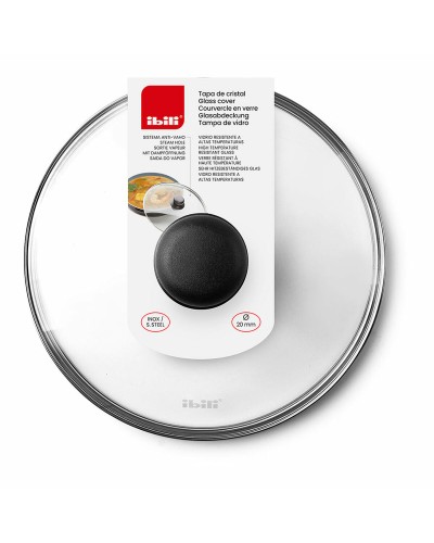 Tapa Ibili para Ollas de 26 cm en Acero Inoxidable
