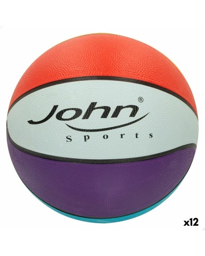 John Sports Balón Baloncesto Rainbow Talla 7 - Ø 24cm - Set 12 Uds.

