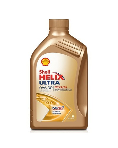 Shell Helix Ultra ECT C3 0W-30 - Huile Moteur Voiture 1 Litre
