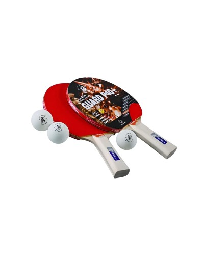 Ocio Trends Set Ping Pong : Raquettes, Balles & Filet - Jeu de Table Portable
