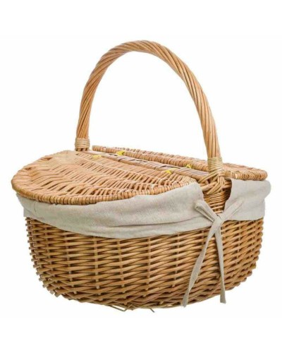 Picknickkorg Alexandra House Living vide Pilträ 32 x 37 x 41 cm Naturell